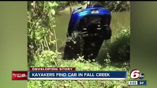 Kayakers find car in Fall Creek