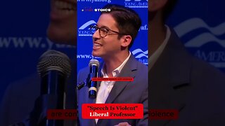 “Speech Is Violent” Liberal Professor Says & Leaves @MichaelKnowles In Shock #truth