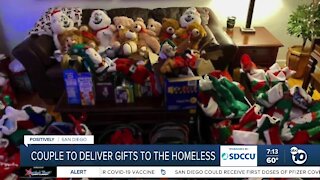 San Diego couple to deliver gifts to homeless