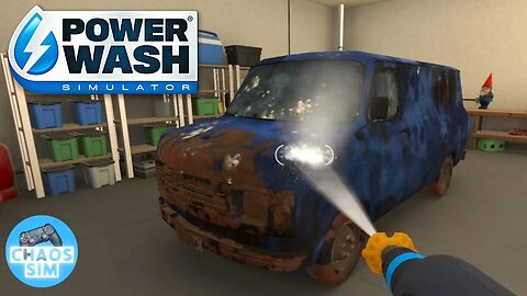 Cleaning The Van In Powerwash Simulator