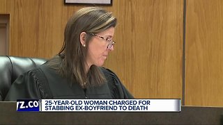 25-year-old woman charged with stabbing ex-boyfriend to death