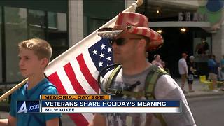 Veterans share meaning of Memorial Day