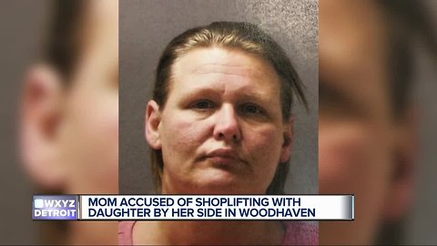 Downriver mom thought she 'wouldn't get caught' if she shoplifted with child