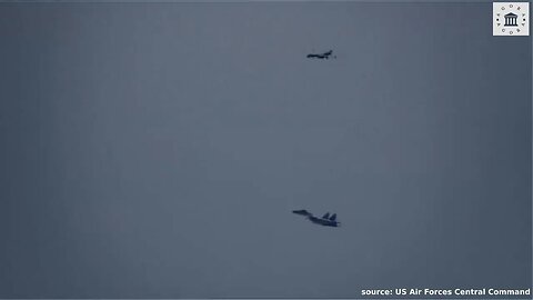 Russian SU-35S jets intercepting US reconnaissance drones in Syria