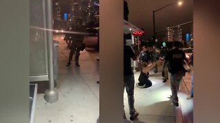 Raw Video: Park Blvd. arrest dual screen
