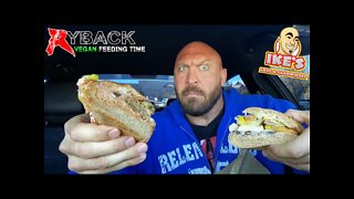 Ryback Feeding Time: Ike’s Love & Sandwiches Tom Brady & Meatless Mikes Double 7 Inch Subs