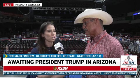 Mark Finchem Interview w/ RSBN at Prescott Valley, AZ Trump Rally