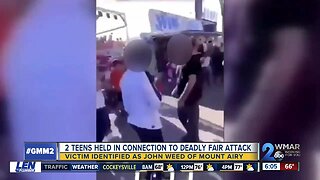 2 teens held in connection to deadly fair attack