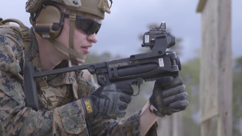 U.S. Marines Train with the M320 Grenade Launcher