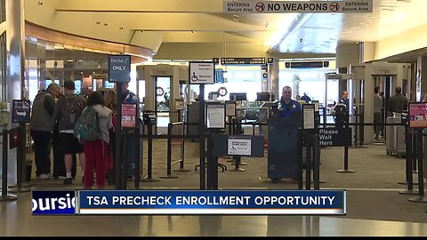 TSA Precheck enrollment this week