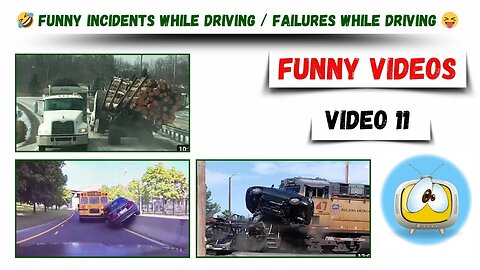 Funny videos / Funny incidents while driving / Failures while driving