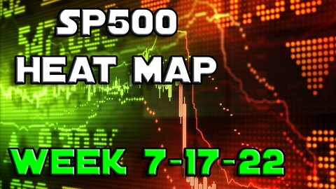 SP500 Heatmap Week 7-17-22