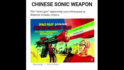 CHINESE SONIC WEAPON