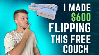 Use This Strategy to Get More Free Couches to Flip (Couch Flipping Tips)