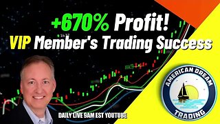 +650% Profit - VIP Member's Day Trading Success