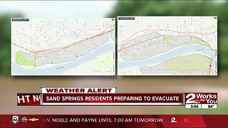 Sand Springs residents preparing to evacuate if needed
