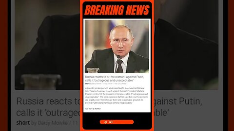 Most Up-To-Date Information | Kremlin Outrage Over Putin Arrest Warrant: What is Putin's Next Move?