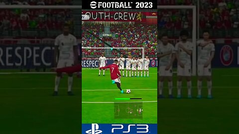 Cristiano Ronaldo Free Kick Goal & Celebration - eFootball 2023 PS3