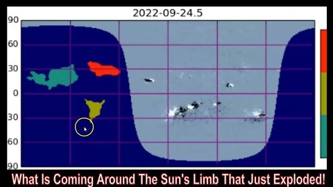 What Is Coming Around The Sun's Limb That Just Exploded?