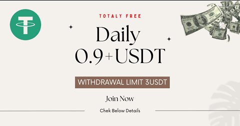 Daily 0.9+USDT - Totaly Free