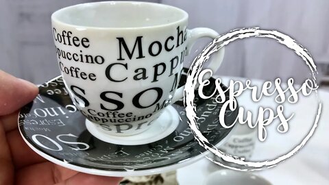 Espresso Expressions Coffee Cups and Saucers by Gibson Review