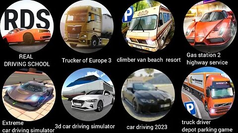 Rds trucker of Europe 3 climber van gas station 2 extreme car driving 3d car driving truck driver