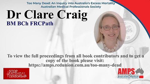 Clare Craig - Excess deaths