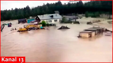 Dam collapses amid heavy rainfall in Russia’s Chelyabinsk region – Residents are urged to evacuate