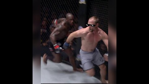 Why are you running....😂😂😂melvin manhoef chasing brock Larson.