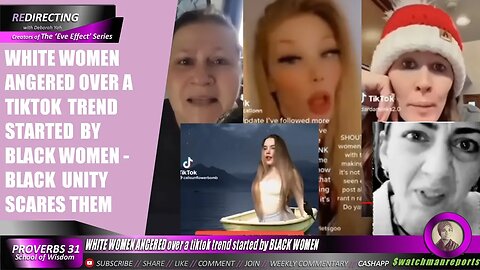 WHITE WOMEN ANGERED over a tiktok trend started by BLACK WOMEN