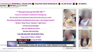 Metro Detroit massage parlor shut down after worker busted for prostitution