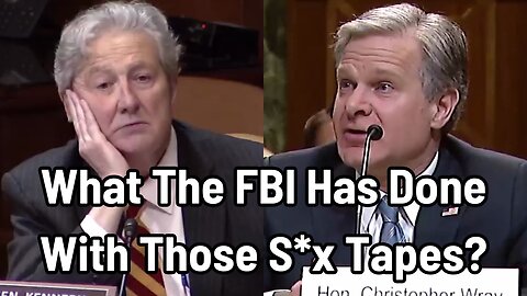 FBI's Wray Starts Shaking After Sen. Kennedy Demands Jeffrey Epstein's "Blackmail Tapes