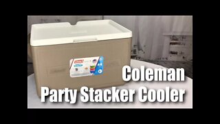 Coleman 33-Quart (48 can) Party Stacker Cooler Review