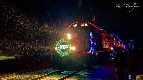 2023 CPKC Holiday Train in Hastings, Minnesota