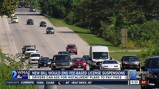 New bill would end fee-based license suspensions
