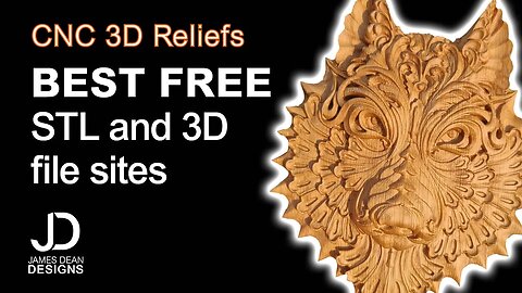 Best free and paid for STL and 3D model sites - CNC relief carvings