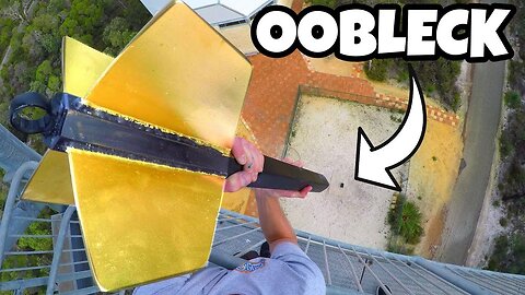 GIANT DART Vs. OOBLECK from 45m!