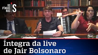 Íntegra da live de Jair Bolsonaro de 30/07/20