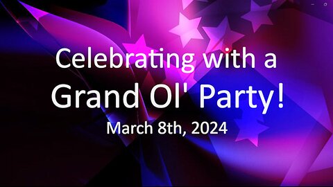 "Fund the Need" at the Grand Ol' Party! - Overland Park, KS, 3-8-2024