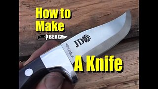 Berg Knifemaking How to Make a Knife with Dovetail Stainless Bolsters