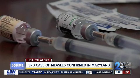 Third measles case reported in Pikesville area within two weeks