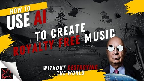 How to use A.I to create ROYALTY FREE music for backgrounds in your social media content.