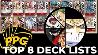One Piece Card Game: Top 8 Deck Lists | Pro-Play Games OP03 Case Tournament!