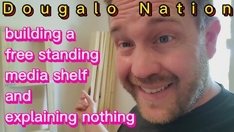 building a free-standing media shelf and explaining nothing