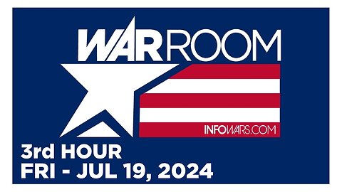 WAR ROOM [3 of 3] Friday 7/19/24 • CALLERS on ASSASSINATION ATTEMPT & RNC, News, Reports & Analysis