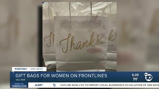 Del Mar store provides gift bags for frontline workers