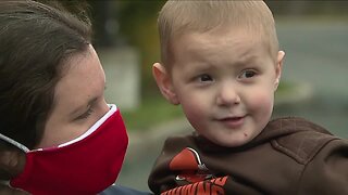 Not your average birthday — Westlake community holds parade to celebrate 3-year-old who beat cancer