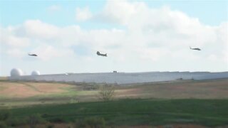 Colorado National Guard begins flyover from Buckley Air Force Base