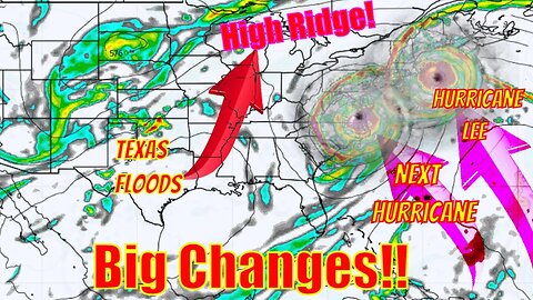 Warning, Big Changes! Potentially 2 Hurricanes Coming! - The WeatherMan Plus