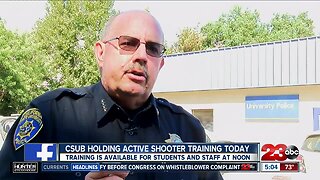 CSUB holds active shooter training for staff and students